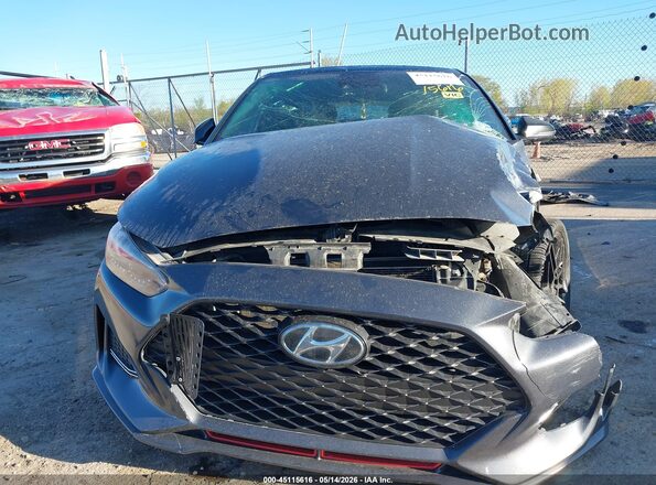 KMHTH6AB3KU014278 2019 HYUNDAI VELOSTER Gray Rear interior view