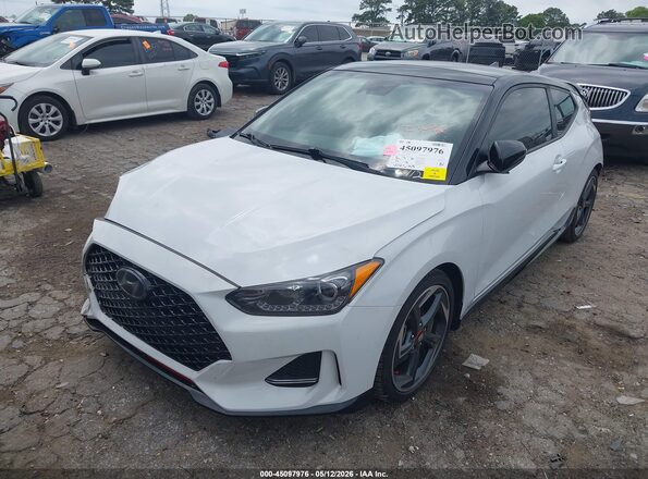KMHTH6AB3LU031843 2020 HYUNDAI VELOSTER White Vista tres cuartos delantera izquierda