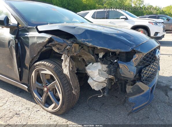 KMHTH6AB5KU005825 2019 HYUNDAI VELOSTER Gray Front view