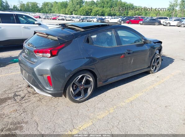 KMHTH6AB5KU005825 2019 HYUNDAI VELOSTER Gray Rear right