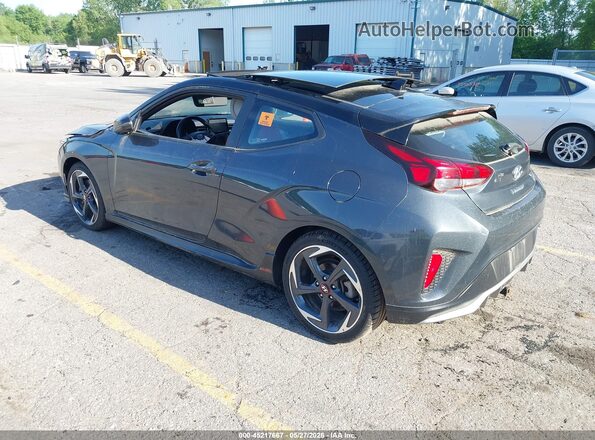 KMHTH6AB5KU005825 2019 HYUNDAI VELOSTER Gray Rear left
