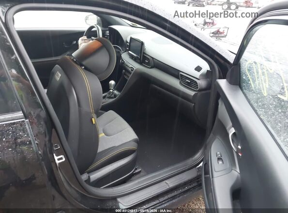 KMHTH6AB6KU018731 2019 HYUNDAI VELOSTER Black წინა სალონის ხედი