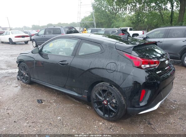 KMHTH6AB6KU018731 2019 HYUNDAI VELOSTER Black უკანა მარცხენა