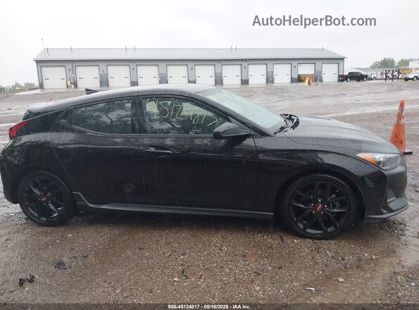 KMHTH6AB6KU018731 2019 HYUNDAI VELOSTER Black უკანა სალონის ხედი