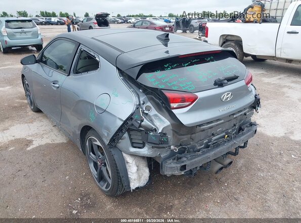 KMHTH6AB7LU025852 2020 HYUNDAI VELOSTER Серый Задняя левая четверть
