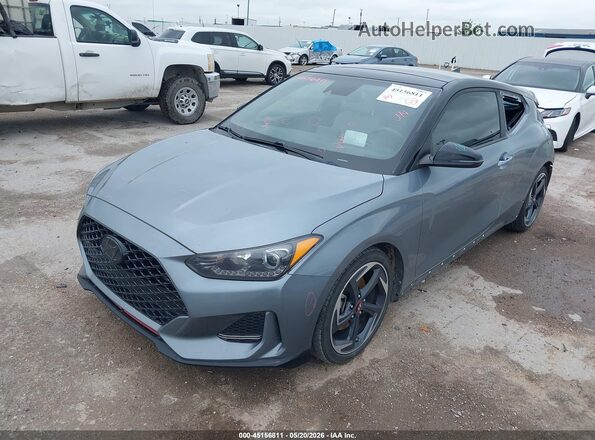 KMHTH6AB7LU025852 2020 HYUNDAI VELOSTER Серый Передняя левая четверть