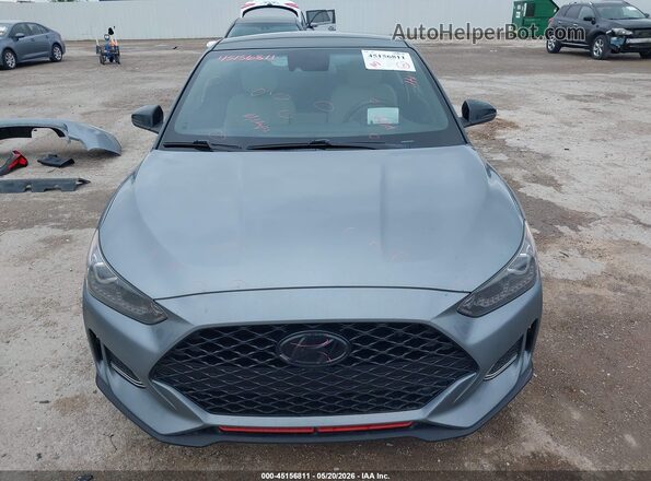 KMHTH6AB7LU025852 2020 HYUNDAI VELOSTER Серый Вид задней части салона