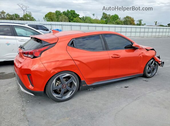 KMHTH6AB9KU007027 2019 HYUNDAI VELOSTER Red Tył prawy