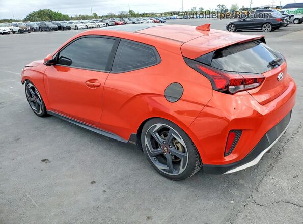 KMHTH6AB9KU007027 2019 HYUNDAI VELOSTER Red Tył lewy