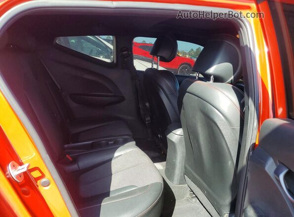 KMHTH6AB9KU007027 2019 HYUNDAI VELOSTER Red Widok tylnych siedzeń