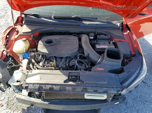 KMHTH6AB9KU007027 2019 HYUNDAI VELOSTER Red Widok wnętrza z tyłu