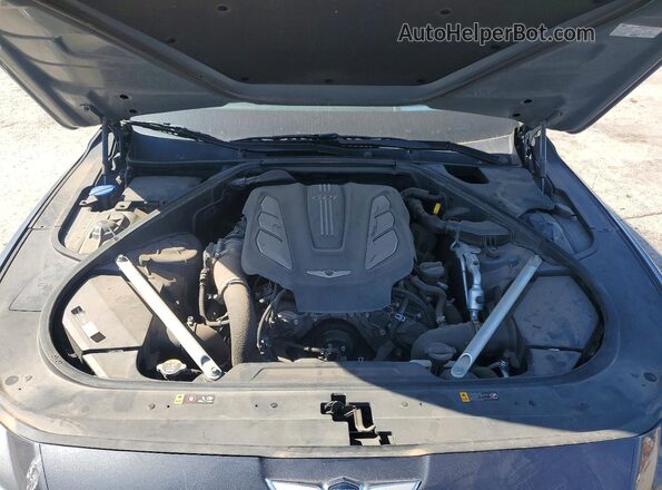 KMTF34PA2LU076454 2020 GENESIS G90 Серый Вид задней части салона