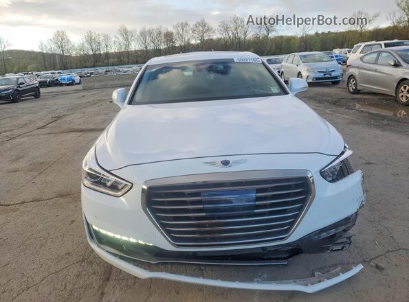 KMTF54JH2KU054582 2019 GENESIS G90 White Դիմացի տեսք
