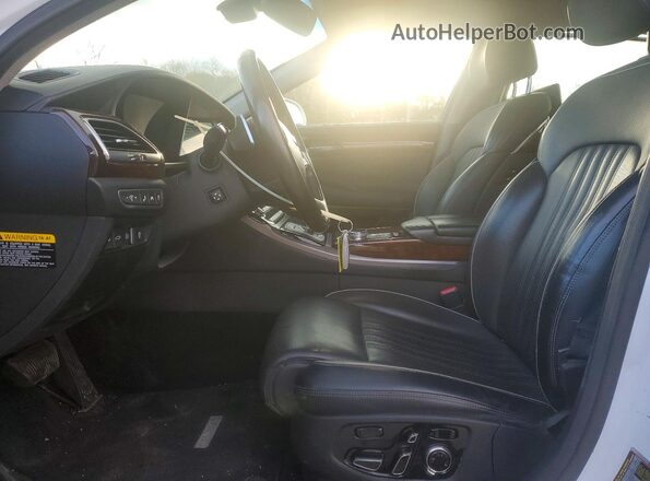 KMTF54JH2KU054582 2019 GENESIS G90 White Սալոնի դիմացի տեսք