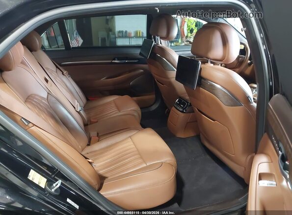 KMTF54PH5MU092155 2021 GENESIS G90 Black VIN კოდის სტიკერის ხედი