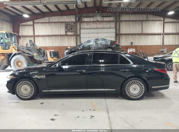 KMTF54PH5MU092155 2021 GENESIS G90 Black სალონის 360-გრადუსიანი ხედი