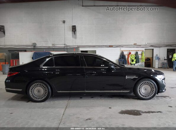 KMTF54PH5MU092155 2021 GENESIS G90 Black უკანა სალონის ხედი