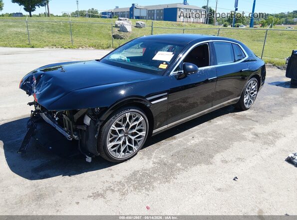 KMTFC4SD6PU026082 2023 GENESIS G90 Черный Передняя левая четверть