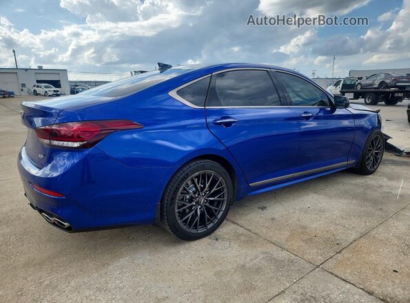 KMTFN4JB1LU334605 2020 GENESIS G80 Blue Tył prawy