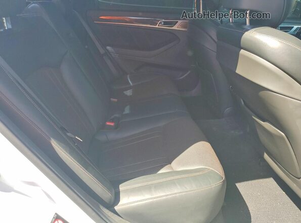 KMTFN4JB5KU306093 2019 GENESIS G80 White Vista de los asientos traseros