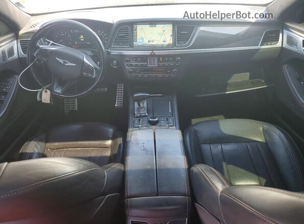 KMTFN4JB5KU306093 2019 GENESIS G80 White Vista del salpicadero
