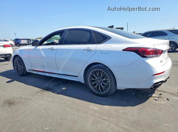 KMTFN4JB5KU306093 2019 GENESIS G80 White Trasero izquierdo