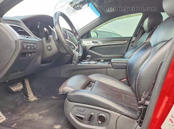 KMTFN4JBXLU323960 2020 GENESIS G80 Red Front interior view