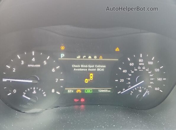 KMTFN4JBXLU323960 2020 GENESIS G80 Red Instrument cluster view
