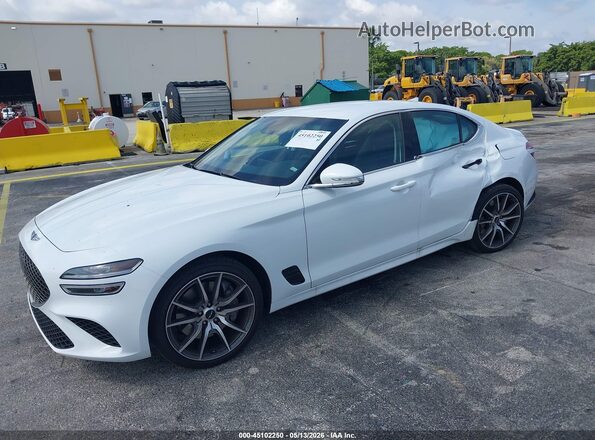 KMTG14SC2TU164973 2026 GENESIS G70 White Vista tres cuartos delantera izquierda