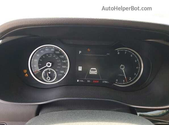 KMTG24SC4TU159786 2026 GENESIS G70 Gray Вид щитка приладів