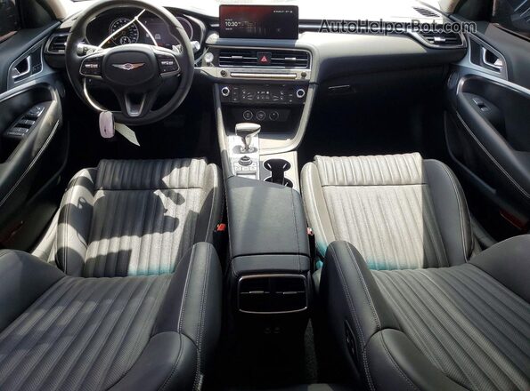 KMTG24SC4TU159786 2026 GENESIS G70 Gray Вид панелі приладів