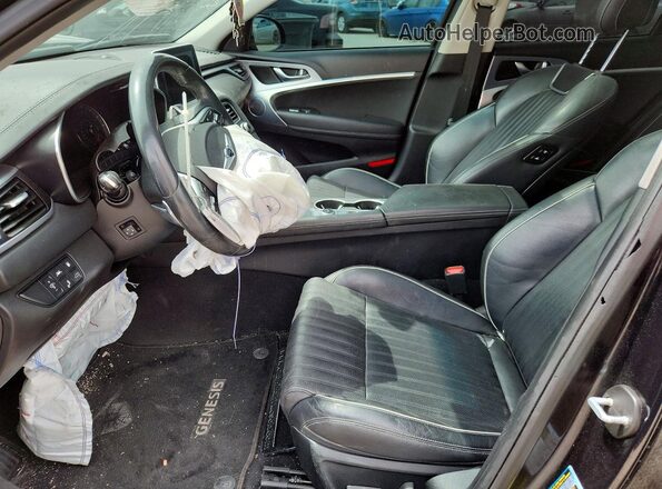 KMTG34LA3LU049807 2020 GENESIS G70 Black Front interior view