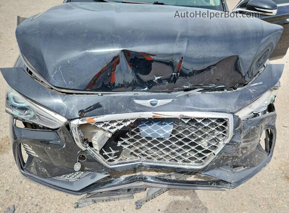 KMTG34LA3LU049807 2020 GENESIS G70 Black Rear interior view