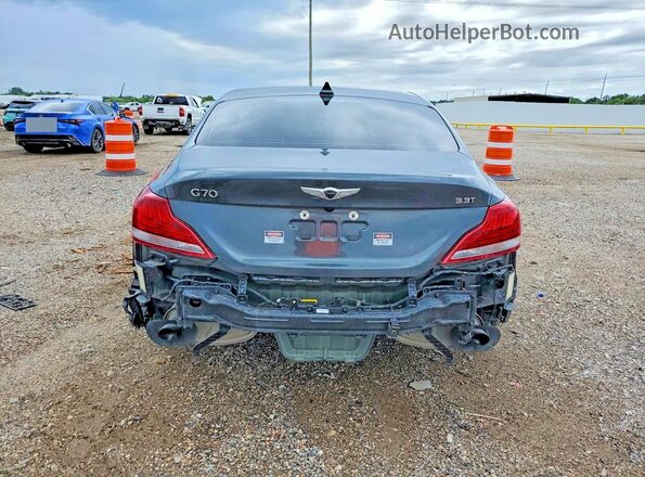 KMTG34LE2KU014855 2019 GENESIS G70 Gray Vista trasera