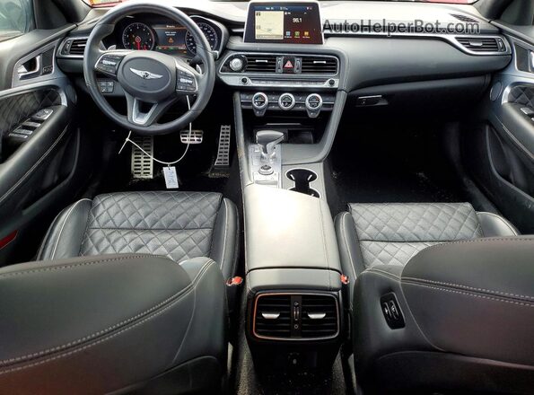 KMTG34LE4LU047163 2020 GENESIS G70 Красный Вид панели приборов