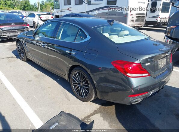 KMTG34LE7KU012048 2019 GENESIS G70 Gray Rear left