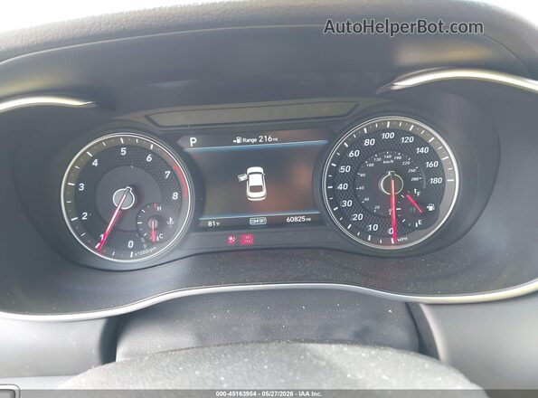KMTG34LE8KU021101 2019 GENESIS G70 Black Вид задніх сидінь