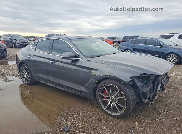 KMTG34LE9LU048065 2020 GENESIS G70 Gray Առջևի աջ