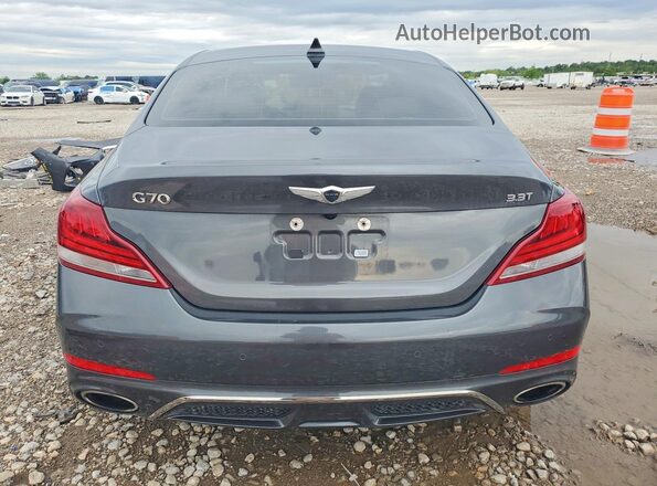 KMTG34LE9LU048065 2020 GENESIS G70 Gray Հետևի տեսք