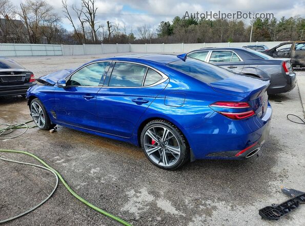 KMTG34SC5RU140623 2024 GENESIS G70 Blue Tył lewy