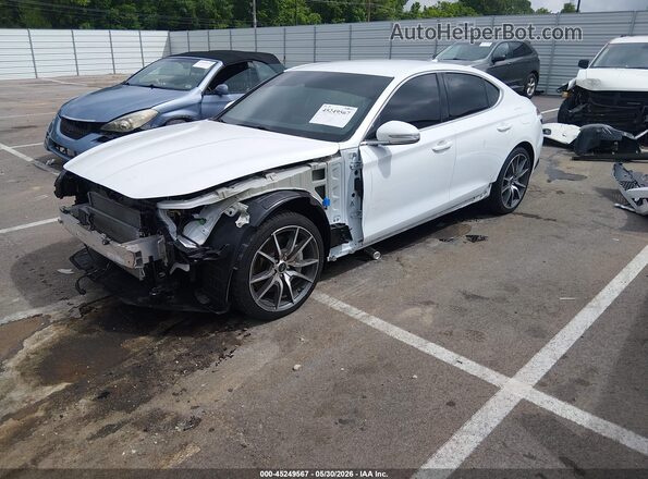KMTG34SC7RU142695 2024 GENESIS G70 White Przód lewy