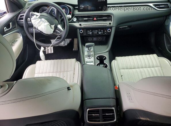 KMTG34SC9RU139068 2024 GENESIS G70 Blue Widok deski rozdzielczej