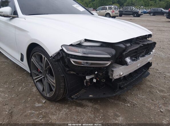 KMTG34SCXRU136387 2024 GENESIS G70 White 