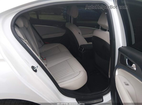 KMTG34SCXRU136387 2024 GENESIS G70 White Widok naklejki z numerem VIN