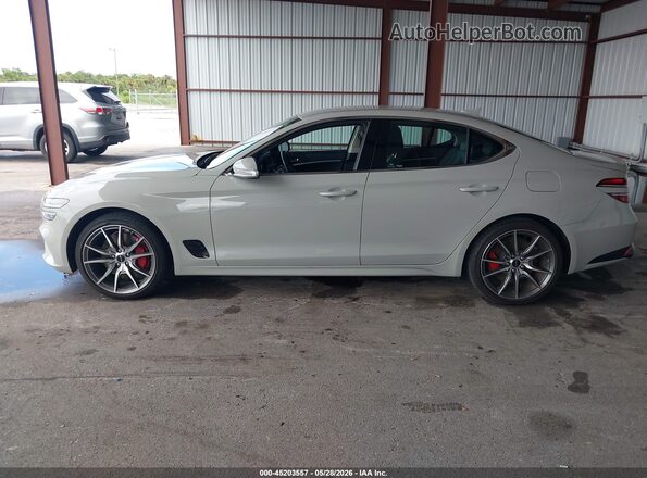 KMTG34SCXSU155706 2025 GENESIS G70 Cream 