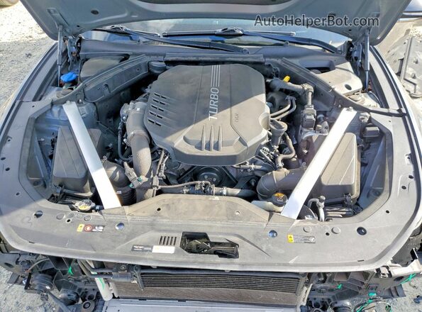 KMTG54LE2KU019774 2019 GENESIS G70 Gray Vista interior trasera