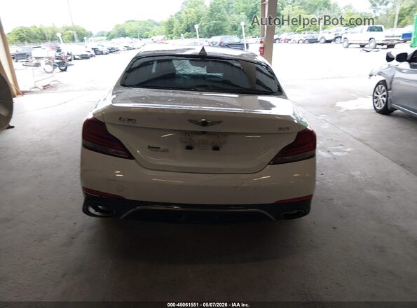 KMTG54LEXKU037617 2019 GENESIS G70 White 