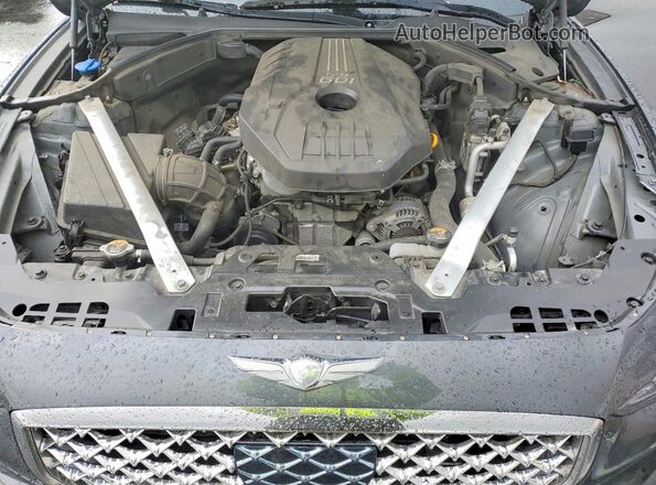KMTG64LA0LU056446 2020 GENESIS G70 Gray უკანა სალონის ხედი