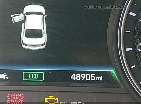 KMTG64LA8LU046599 2020 GENESIS G70 Red 