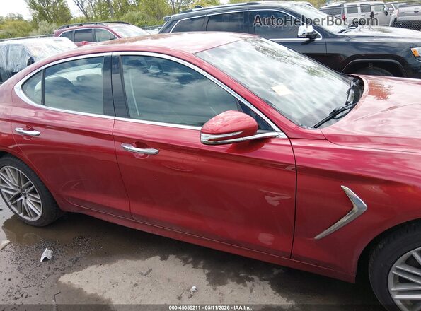 KMTG64LA8LU046599 2020 GENESIS G70 Red 